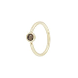 BJO Fixed Bezel Ring : Smokey Quartz