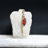 Hialeah Grinder Garnet Charm