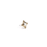 Umanative - 14k Gold, Lab Grown Diamond, Beaded End