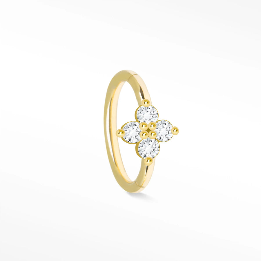 Nina Wynn Diamond Clover Hinge