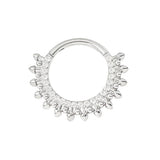 Diablo Titanium Sun Clicker - Clear CZ