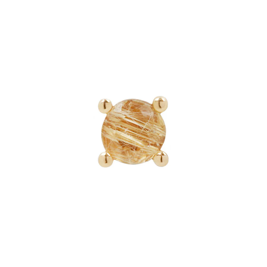Rutilated Quartz Prong