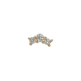 Body Gems - 3-stone arc