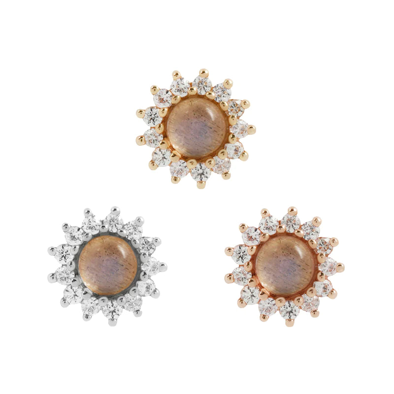BJO Delphine : Labradorite + White Sapphire