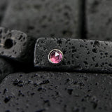 Dusk Rose Cut Rhodolite Bezel