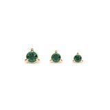 Umantive 3 Prong Emerald