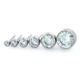 NeoMetal Bezel Set Clear CZ