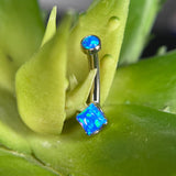 Anatometal Blue Opal Navel