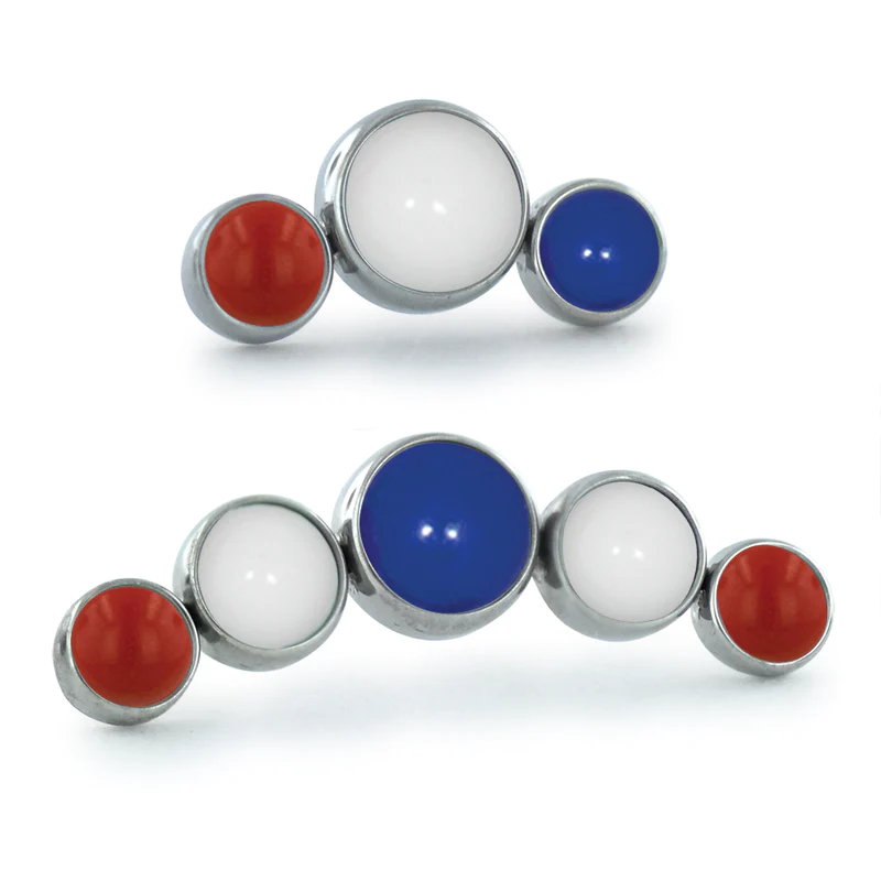 NeoMetal July 4th Cluster Cabochon