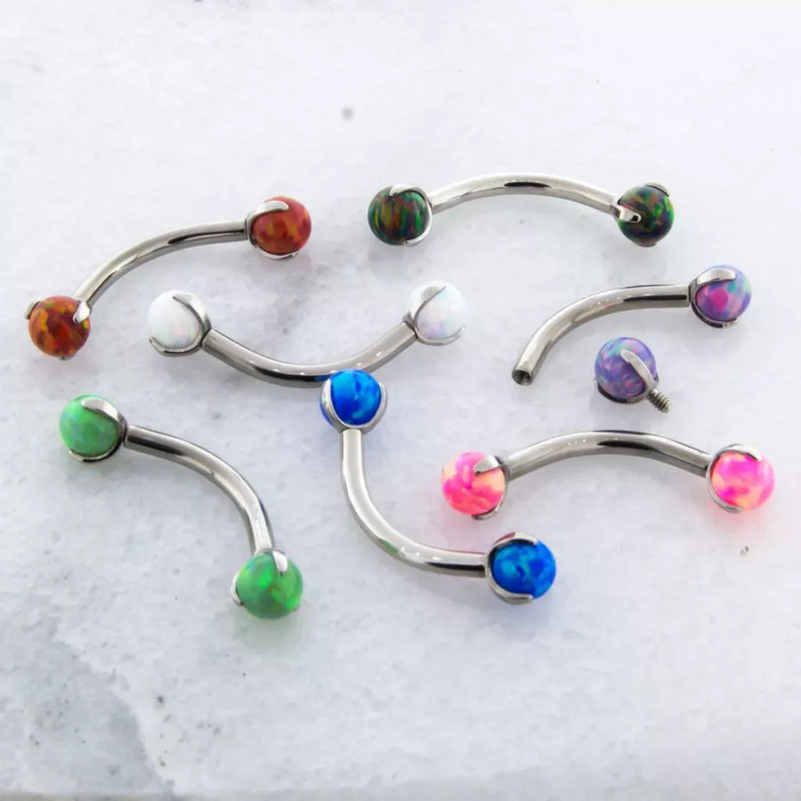 Claw Set Opal Navel