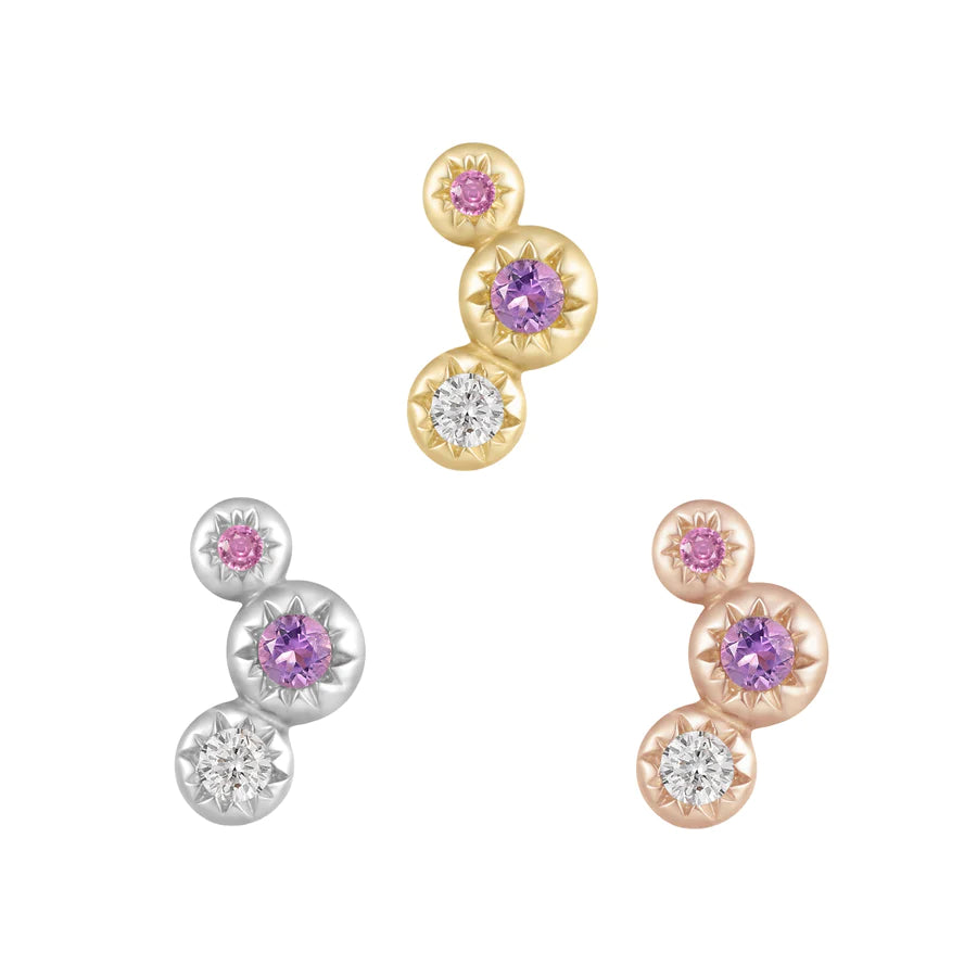 BJO Dig It : Pink Sapphire + Amethyst