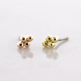 14KT Gold 4-Bead Cluster