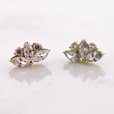14kt Gold - Cz Lotus Flower
