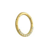 Anatometal Gemmed 16g Clicker 18k