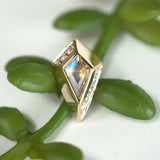 Modern Mood Kite Labradorite & Diamond