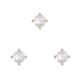 BJO Rainbow Moonstone Prong