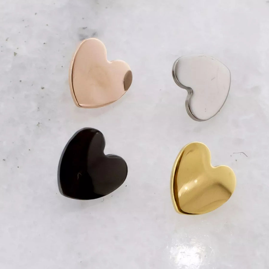 14/12g Threaded Flat Heart