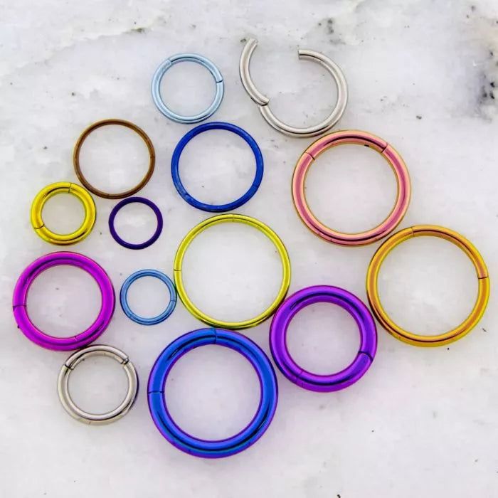 14G/12G Titanium Hinge Ring