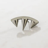 Spiked Hidden Helix Titanium Threadless End