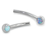 NeoMetal Cabochon Curved Barbell