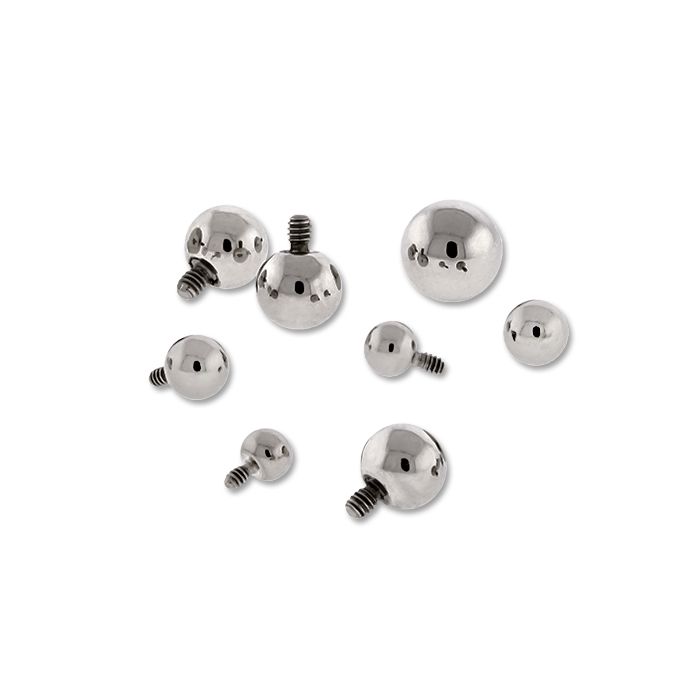 18g/16g Titanium Ball Ends