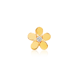 Gold CZ Flower