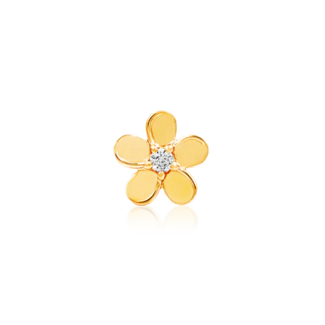 Gold CZ Flower