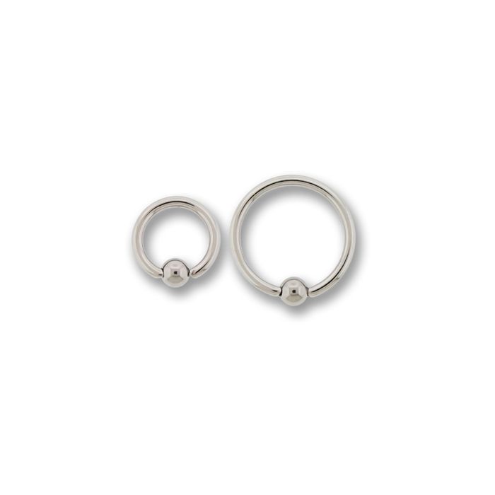 Titanium Captive Bead Rings 16g