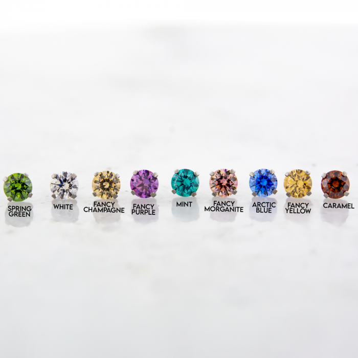 18/16g Premium Zirconia Threaded Tops