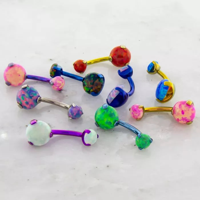 Titanium Opal Navel